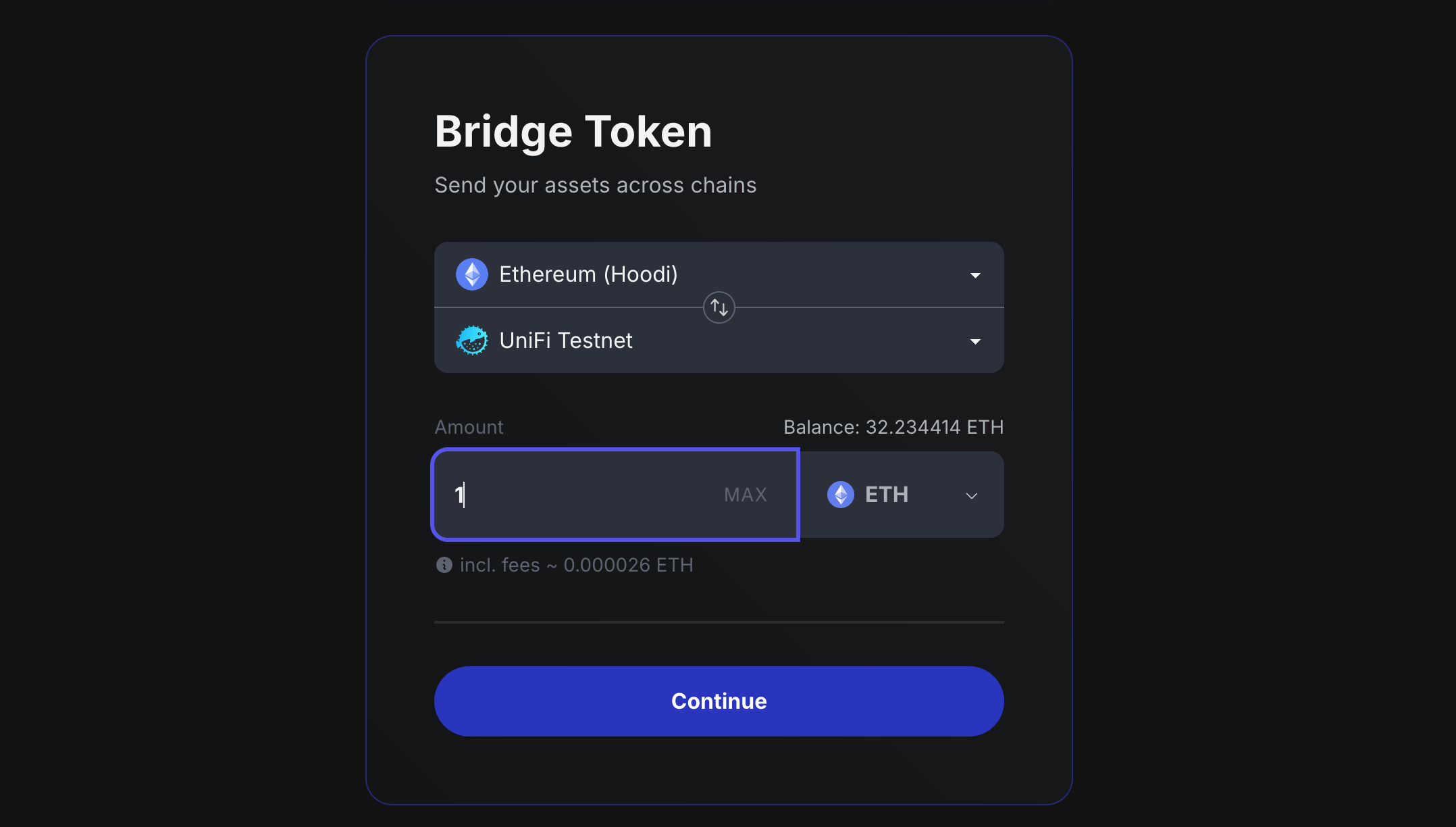 Token selection